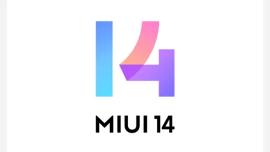 miui 14 logo in a white background